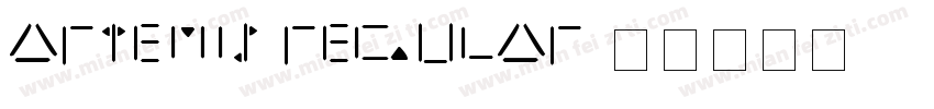 Artemis Regular字体转换